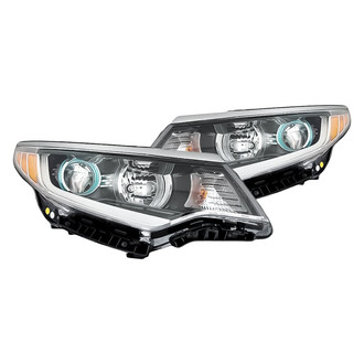 Replacement - Driver and Passenger Side Headlight Set (CAPA Certified)