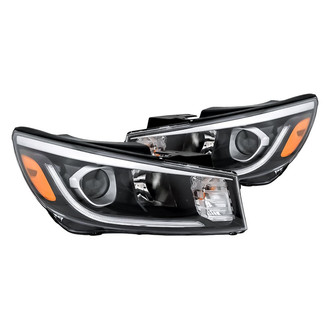 Replacement - Driver and Passenger Side Headlight Set (CAPA Certified)