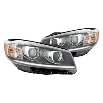 Replacement - Driver and Passenger Side Headlight Set (CAPA Certified)