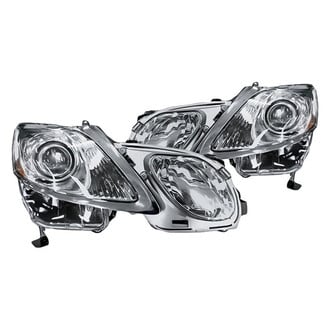 Replacement - Driver and Passenger Side Headlight Set Lens and Housing (CAPA Certified)