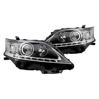 Replacement - Driver and Passenger Side Headlight Set Lens and Housing (CAPA Certified)