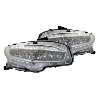 Replacement - Driver and Passenger Side Headlight Set (Standard Line)