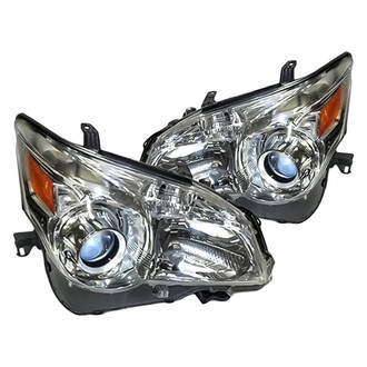 Replacement - Driver and Passenger Side Headlight Set Lens and Housing (CAPA Certified)