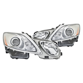 Replacement - Driver and Passenger Side Headlight Set Lens and Housing (CAPA Certified)