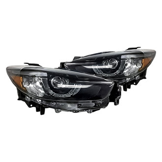 Replacement - Driver and Passenger Side Headlight Set (CAPA Certified)