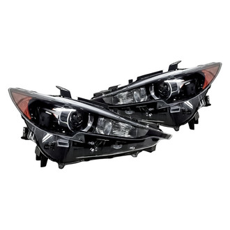 Replacement - Driver and Passenger Side Headlight Set (CAPA Certified)
