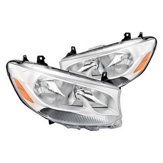 Replacement - Driver and Passenger Side Headlight Set (CAPA Certified)