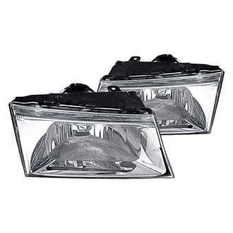 Replacement - Driver and Passenger Side Headlight Set Lens and Housing (CAPA Certified)