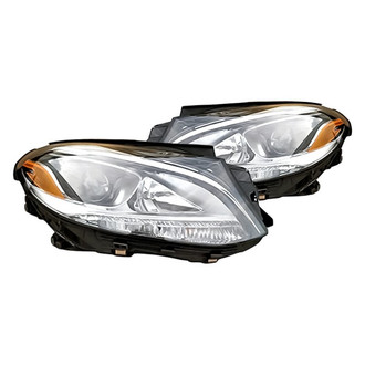 Replacement - Driver and Passenger Side Headlight Set (Standard Line)