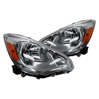 Replacement - Driver and Passenger Side Headlight Set (CAPA Certified)