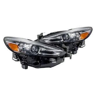 Replacement - Driver and Passenger Side Headlight Set (CAPA Certified)