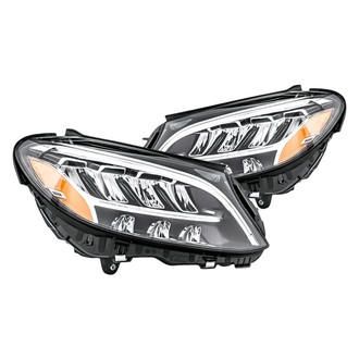 Replacement - Driver and Passenger Side Headlight Set (CAPA Certified)