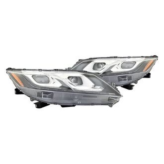 Replacement - Driver and Passenger Side Headlight Set (CAPA Certified)