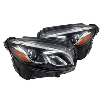 Replacement - Driver and Passenger Side Headlight Set (Standard Line)