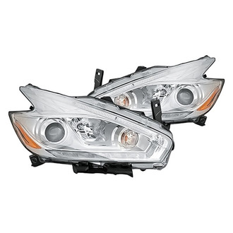 Replacement - Driver and Passenger Side Headlight Set (CAPA Certified)