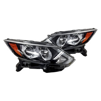 Replacement - Driver and Passenger Side Headlight Set (CAPA Certified)