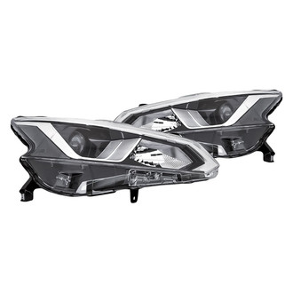 Replacement - Driver and Passenger Side Headlight Set (CAPA Certified)