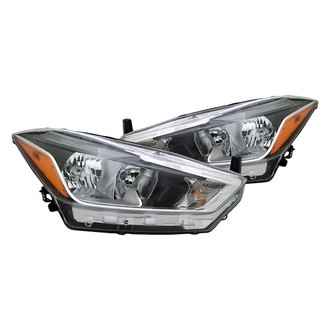 Replacement - Driver and Passenger Side Headlight Set (CAPA Certified)