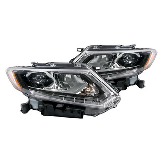 Replacement - Driver and Passenger Side Headlight Set (CAPA Certified)