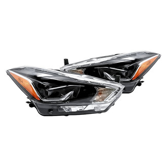 Replacement - Driver and Passenger Side Headlight Set (Standard Line)