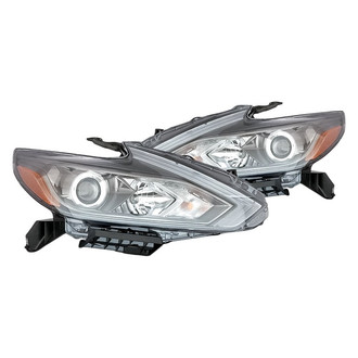 Replacement - Driver and Passenger Side Headlight Set (CAPA Certified)