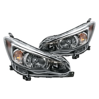 Replacement - Driver and Passenger Side Headlight Set (CAPA Certified)