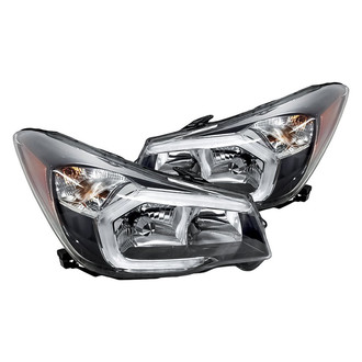 Replacement - Driver and Passenger Side Headlight Set (CAPA Certified)