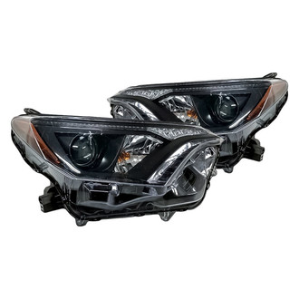 Replacement - Driver and Passenger Side Headlight Set (CAPA Certified)