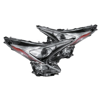 Replacement - Driver and Passenger Side Headlight Set Lens and Housing (CAPA Certified)