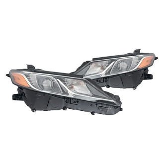 Replacement - Driver and Passenger Side Headlight Set (Standard Line)