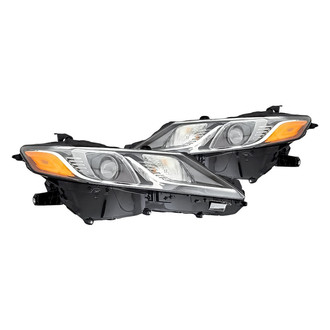 Replacement - Driver and Passenger Side Headlight Set (CAPA Certified)