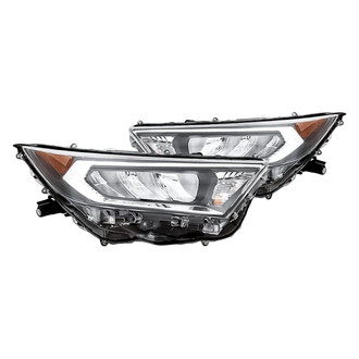 Replacement - Driver and Passenger Side Headlight Set (CAPA Certified)