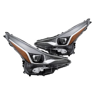 Replacement - Driver and Passenger Side Headlight Set (CAPA Certified)