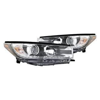 Replacement - Driver and Passenger Side Headlight Set (CAPA Certified)