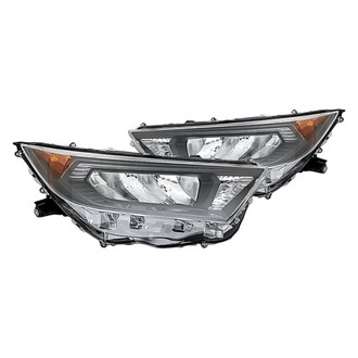 Replacement - Driver and Passenger Side Headlight Set Lens and Housing (CAPA Certified)