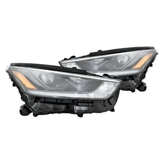 Replacement - Driver and Passenger Side Headlight Set (CAPA Certified)