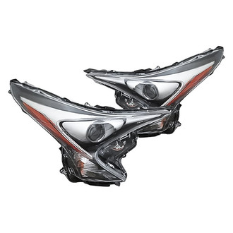 Replacement - Driver and Passenger Side Headlight Set Lens and Housing (Standard Line)