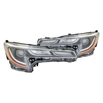 Replacement - Driver and Passenger Side Headlight Set (CAPA Certified)