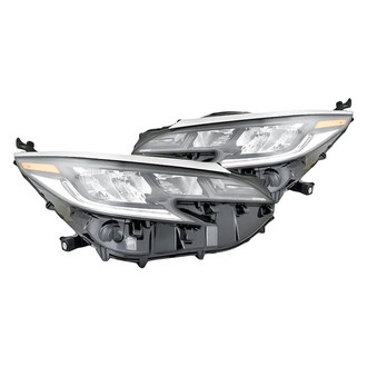 Replacement - Driver and Passenger Side Headlight Set (CAPA Certified)