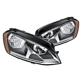 Replacement - Driver and Passenger Side Headlight Set (CAPA Certified)