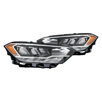 Replacement - Driver and Passenger Side Headlight Set (CAPA Certified)