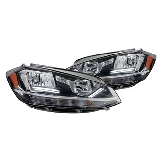 Replacement - Driver and Passenger Side Headlight Set (CAPA Certified)