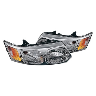 Replacement - Driver and Passenger Side Headlight Set (CAPA Certified)