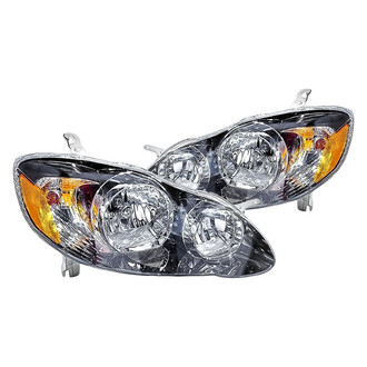 Replacement - Driver and Passenger Side Headlight Set (Standard Line)