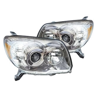 Replacement - Driver and Passenger Side Headlight Set Lens and Housing (CAPA Certified)