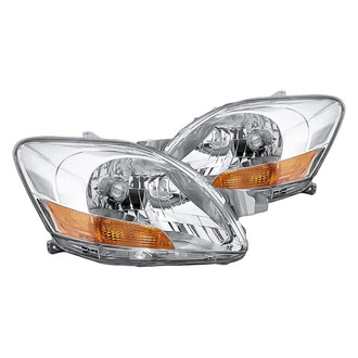 Replacement - Driver and Passenger Side Headlight Set Lens and Housing (CAPA Certified)