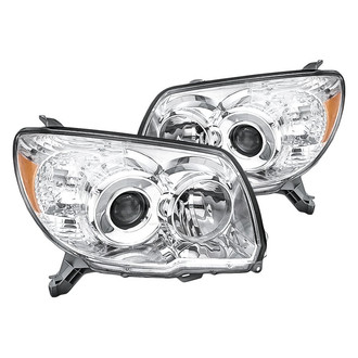 Replacement - Driver and Passenger Side Headlight Set Lens and Housing (CAPA Certified)
