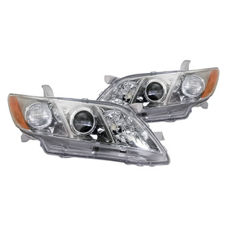 Replacement - Driver and Passenger Side Headlight Set Lens and Housing (CAPA Certified)