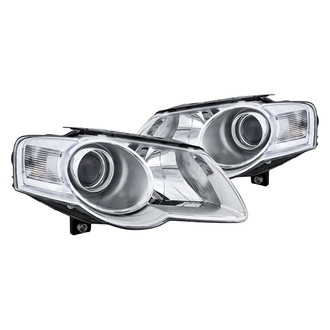 Replacement - Driver and Passenger Side Headlight Set (CAPA Certified)