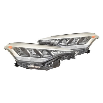 Replacement - Driver and Passenger Side Headlight Set (CAPA Certified)